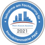 Emblem 2021 PMA® Fachtraining fuer Immobilienmakler gross